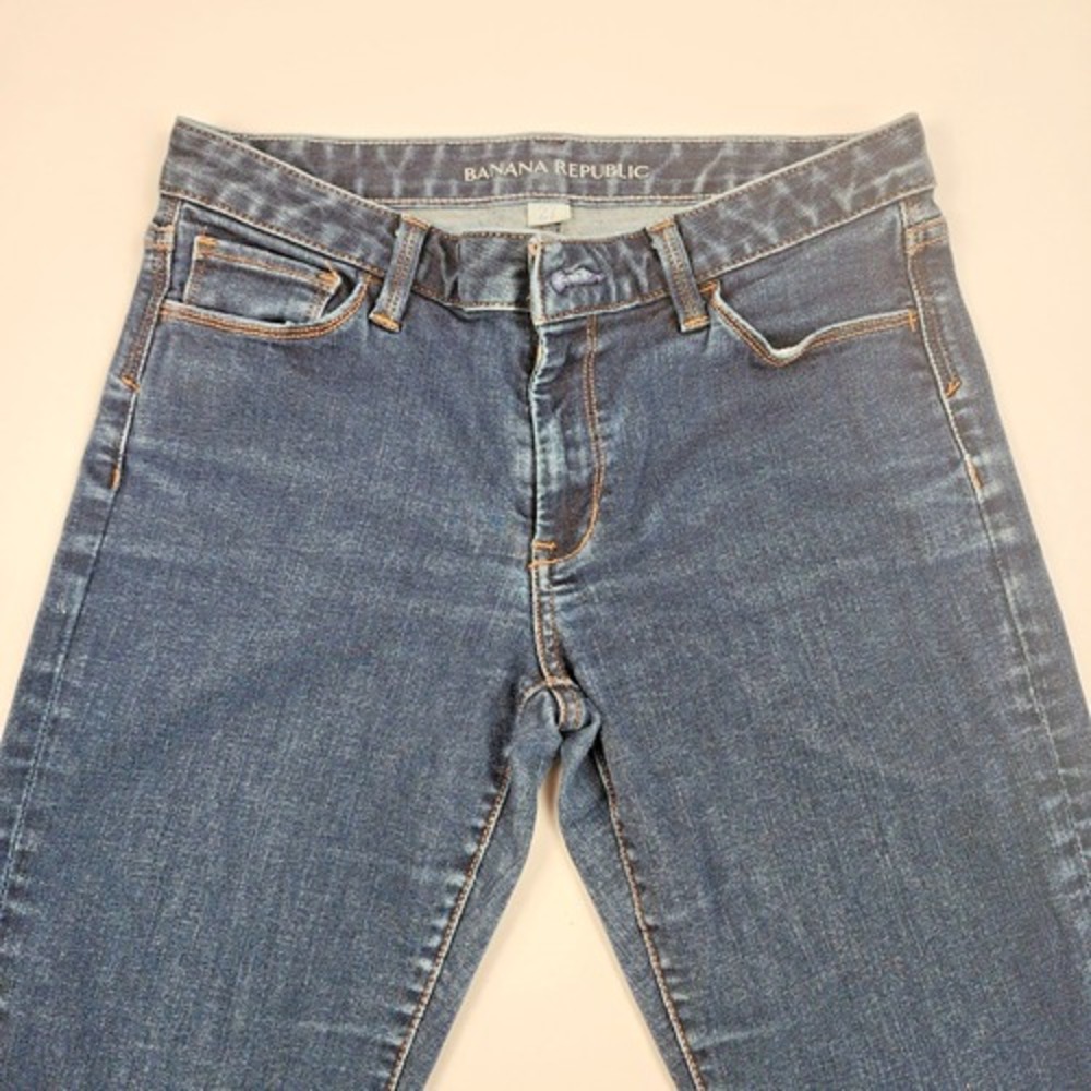 Banana Republic Jeans Womens 27 Skinny Fit Straight Leg - Picture 4 of 7